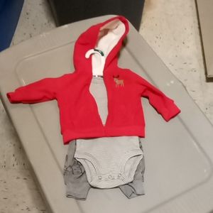Brand New! Carter's Fleece 3-piece matching set size 3 months